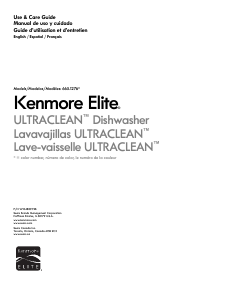 Mode d’emploi Kenmore 665.12769 Elite Lave-vaisselle
