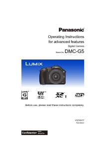 Handleiding Panasonic DMC-G5XEF Lumix Digitale camera