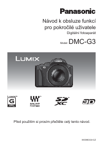 Manuál Panasonic DMC-G3KEG Lumix Digitální fotoaparát