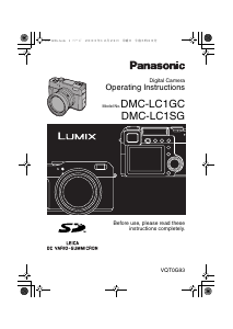 Handleiding Panasonic DMC-LC1GC Lumix Digitale camera