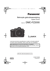 Handleiding Panasonic DMC-FZ2000EG Lumix Digitale camera