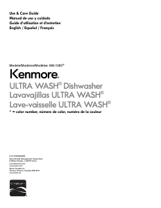 Mode d’emploi Kenmore 665.13039 Lave-vaisselle