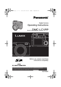 Handleiding Panasonic DMC-LC1PP Lumix Digitale camera