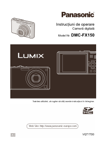 Manual Panasonic DMC-FX150 Lumix Cameră digitală
