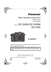 Handleiding Panasonic DC-GH5EC Lumix Digitale camera
