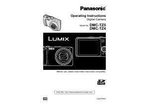 Handleiding Panasonic DMC-TZ4EB Lumix Digitale camera