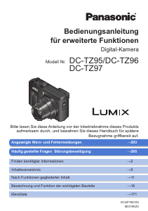 Bedienungsanleitung Panasonic DC-TZ97EP Lumix Digitalkamera