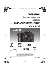 Handleiding Panasonic DMC-GH2KEB Lumix Digitale camera