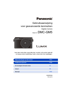 Handleiding Panasonic DMC-GM5EG Lumix Digitale camera