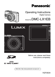 Handleiding Panasonic DMC-LX1EB Lumix Digitale camera