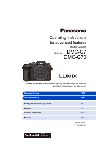 Handleiding Panasonic DMC-G70EB Lumix Digitale camera