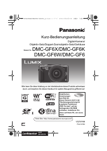 Bedienungsanleitung Panasonic DMC-GF6KEG Lumix Digitalkamera