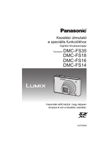 Használati útmutató Panasonic DMC-FS18EG Lumix Digitális fényképezőgép