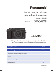 Manual Panasonic DMC-GX8A Lumix Cameră digitală