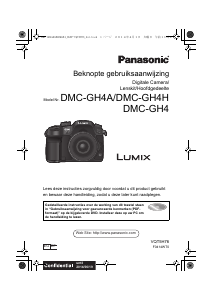 Handleiding Panasonic DMC-GH4HEF Lumix Digitale camera