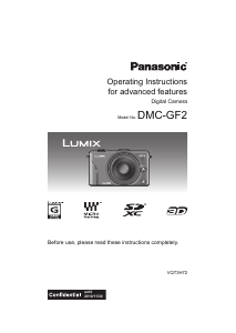 Handleiding Panasonic DMC-GF2EG Lumix Digitale camera
