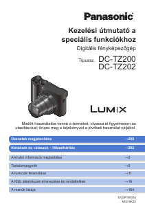 Használati útmutató Panasonic DC-TZ200EG Lumix Digitális fényképezőgép
