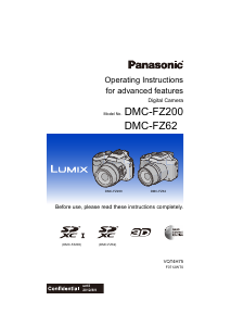 Handleiding Panasonic DMC-FZ62EG Lumix Digitale camera