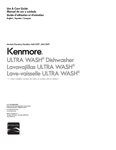 Mode d’emploi Kenmore 665.15693 Lave-vaisselle