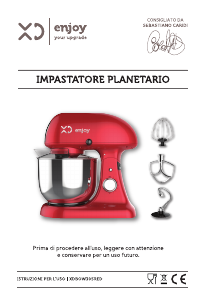 Manuale XD XDBOW305RED Impastatrice planetaria