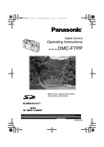 Handleiding Panasonic DMC-F7PP Digitale camera