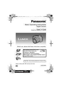 Handleiding Panasonic DMC-FZ48EB Lumix Digitale camera