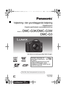 Brugsanvisning Panasonic DMC-G3KEC Lumix Digitalkamera