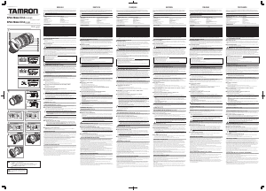 Bedienungsanleitung Tamron A007 Objektiv