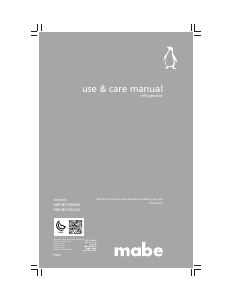 Bruksanvisning Mabe RMI1851XSAB0 Kyl-frys