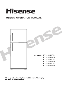 Bruksanvisning Hisense RT419N4DGN Kyl-frys