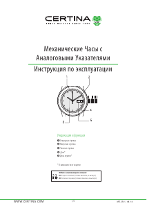 Руководство Certina Heritage C029.807.16.031.60 DS-1 Powermatic 80 Himalaya Special Edition Наручные часы
