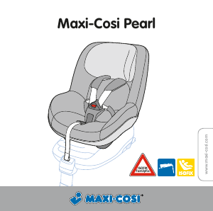 Handleiding Maxi-Cosi Pearl Autostoeltje