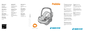 Manual de uso Maxi-Cosi Pebble Asiento para bebé