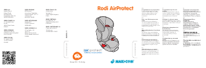 Kullanım kılavuzu Maxi-Cosi Rodi AirProtect Oto koltuğu
