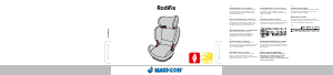 Manual Maxi-Cosi RodiFix Cadeira auto