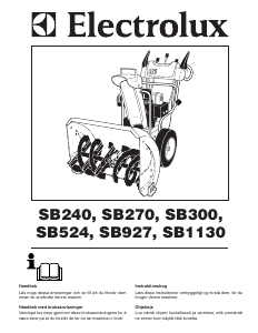 Bruksanvisning Electrolux SB240 Snöslunga
