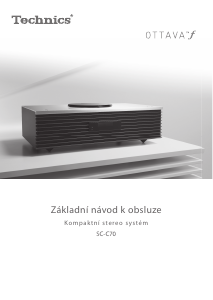 Manuál Technics SC-C70 Přehrávač CD