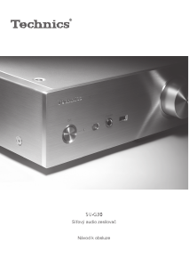 Manuál Technics SU-G30 Zesilovač