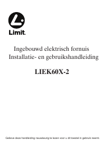 Mode d’emploi Limit LIEK60X-2 Table de cuisson