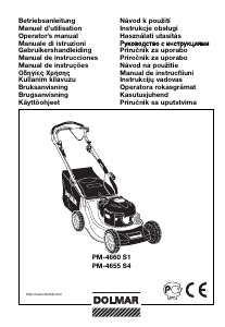 Rokasgrāmata Dolmar PM-4655S4 Zāles pļāvējs