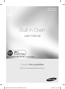 Manual Samsung NV70H3350CB Oven