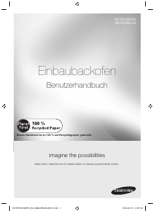 Bedienungsanleitung Samsung NV70F3581LS Backofen