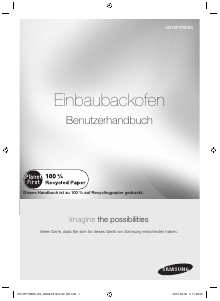 Bedienungsanleitung Samsung NV70F7786ES/EG Backofen