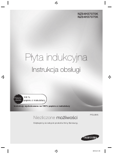 Instrukcja Samsung NZ64H37070K/EO Płyta do zabudowy