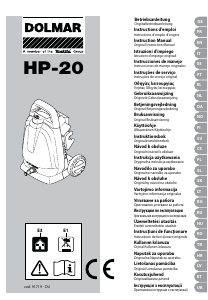 Manual Dolmar HP-20 Curatitor presiune