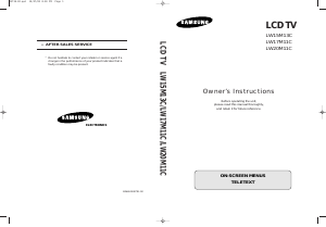 Manual Samsung LW20M11C LCD Television