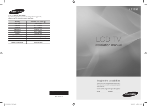 Bedienungsanleitung Samsung LE22S81BH LCD fernseher