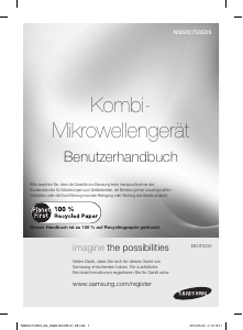 Bedienungsanleitung Samsung NQ50C7535DS/EG Mikrowelle