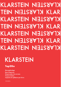 Manual Klarstein 10034006 Tap2Go Tap System