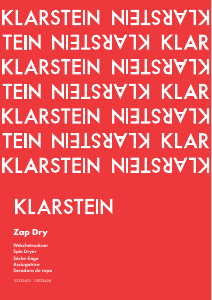 Mode d’emploi Klarstein 10033625 Zap Dry Sèche-linge